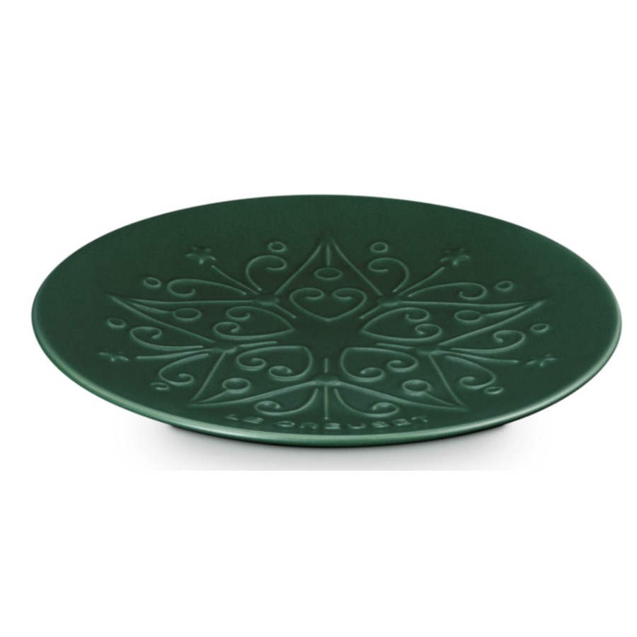 additioanl image for  Le Creuset Winter Relief Plate Foret 